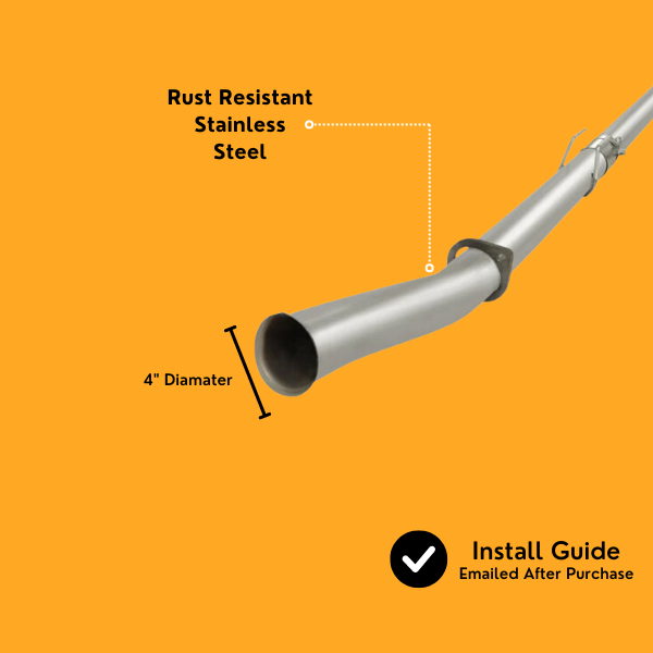 DPF & CAT Delete Pipe | Ford Powerstroke 2011-2016