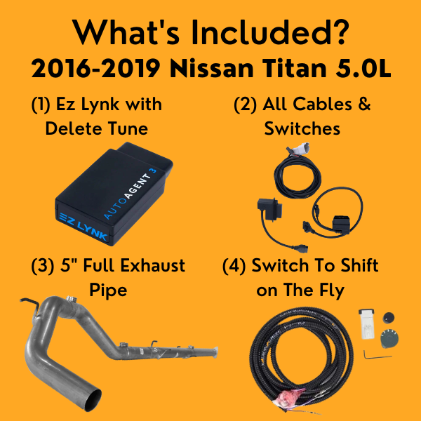 Nissan Titan 5.0 Cummins Full Delete Bundle | 2016-2019