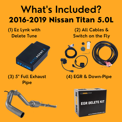 Nissan Titan 5.0 Cummins Full Delete Bundle | 2016-2019