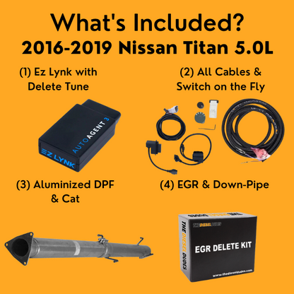 Nissan Titan 5.0 Cummins Full Delete Bundle | 2016-2019