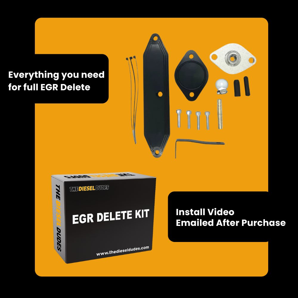 Ford 6.7 Powerstroke full delete bundle components and installation kit for 2017-2019 diesel trucks.
