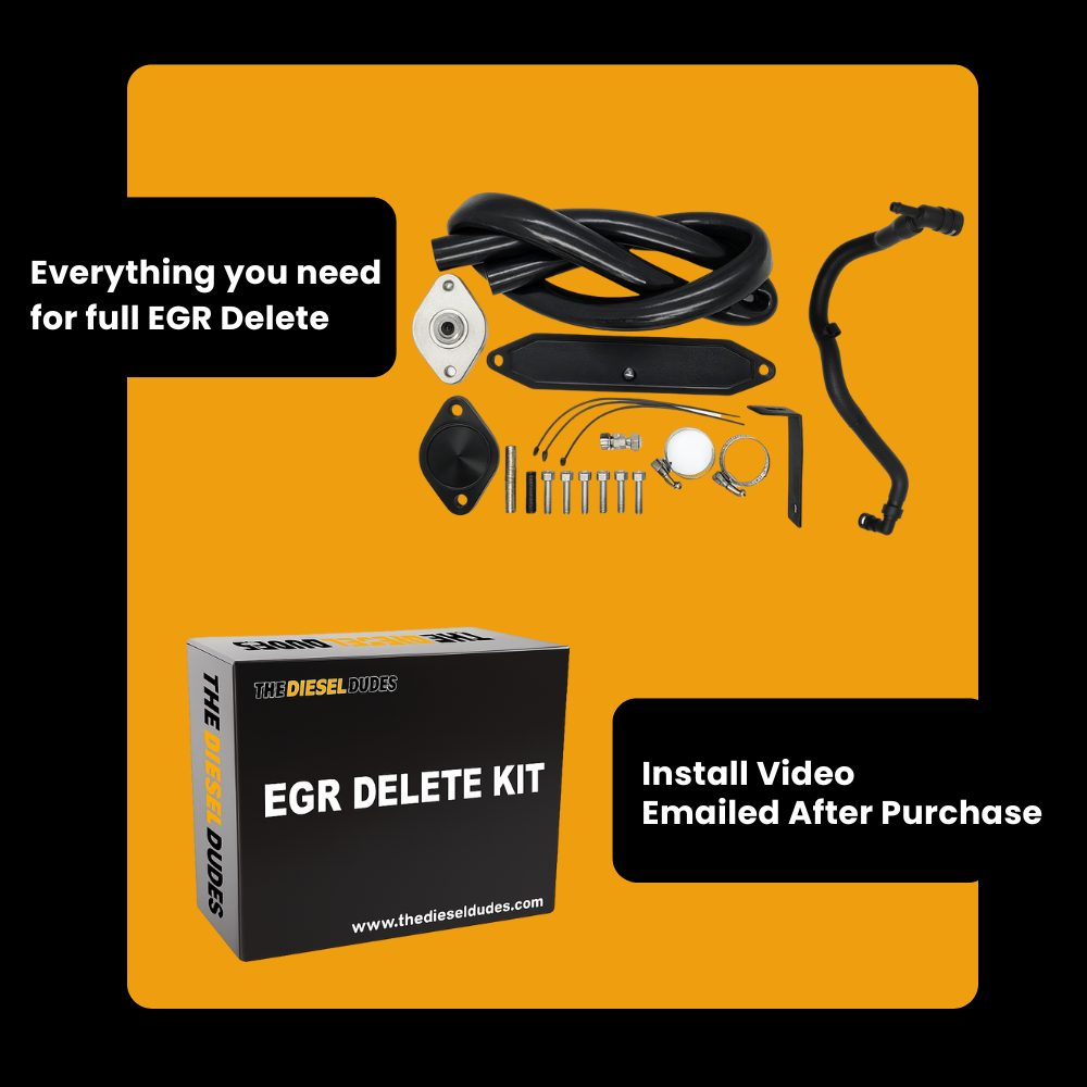Ford 6.7 Powerstroke full delete bundle components for 2015-2016 diesel engine modification kit.