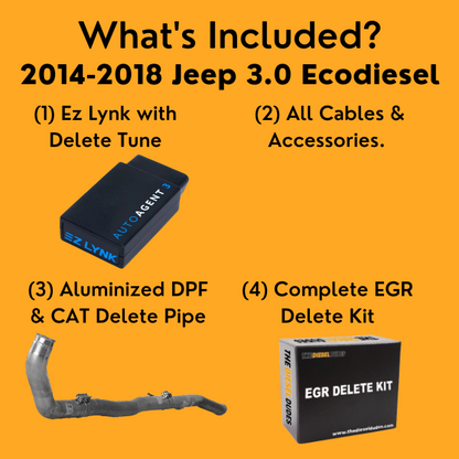 Jeep Grand Cherokee Ecodiesel 3.0 Full Delete Bundle | 2014-2018