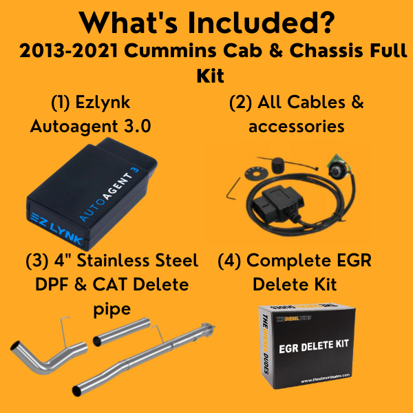 Cab & Chassis Ram Cummins Full Delete Bundles | 2010-2021