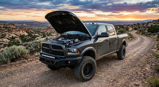 2017 Ram 2500 6.7L Cummins diesel truck with DPF and EGR delete kit installed
