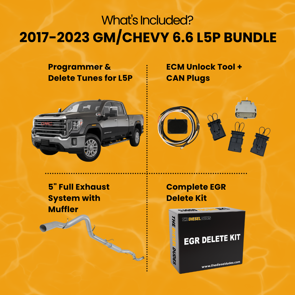 GM/Chevy Duramax 6.6 L5P Full Delete Bundle | 2017-2023