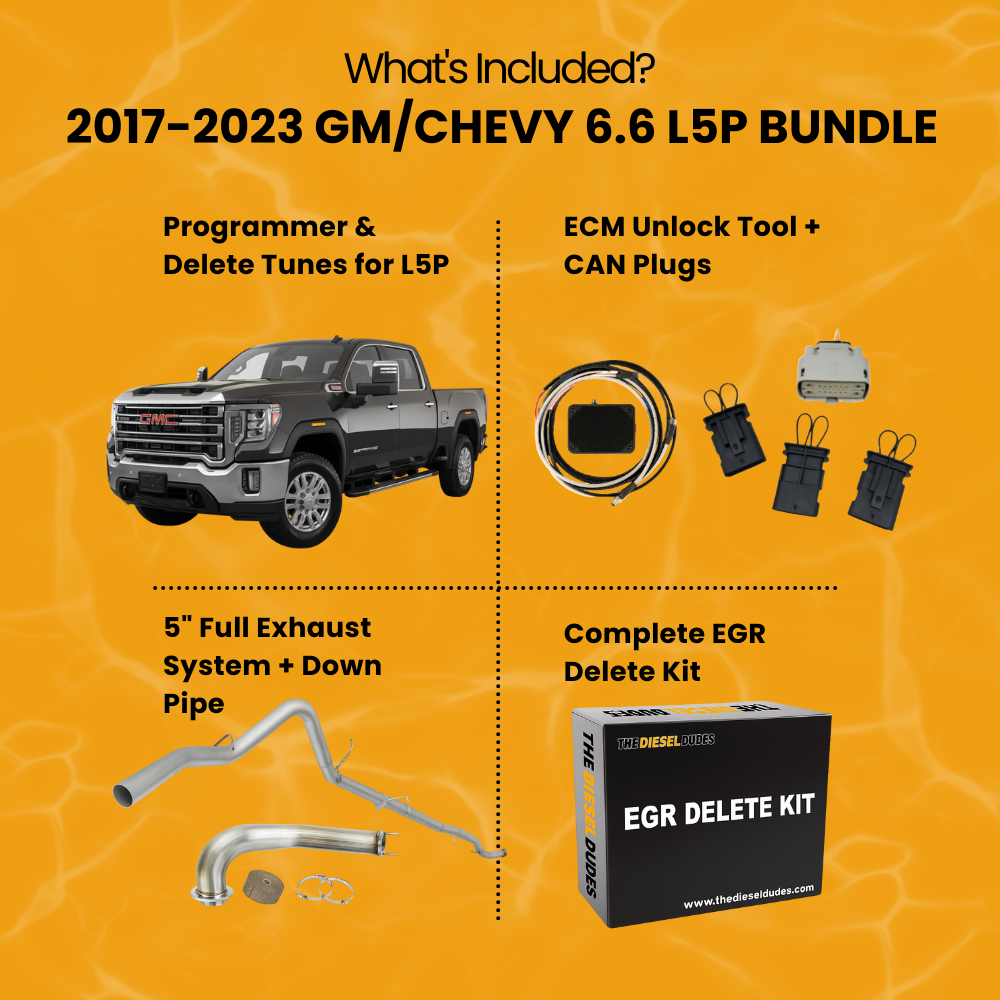 GM/Chevy Duramax 6.6 L5P Full Delete Bundle | 2017-2023