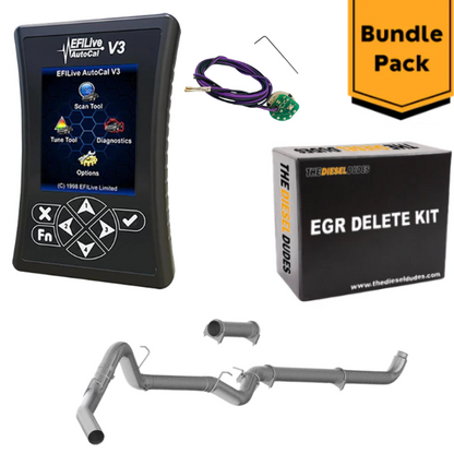 GM/Chevy Duramax 6.6L LLY Full Delete Bundle | 2004-2005