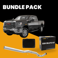 GM Chevy Duramax 6.6 L5P full delete bundle components and installation kit for 2017-2023 diesel trucks.