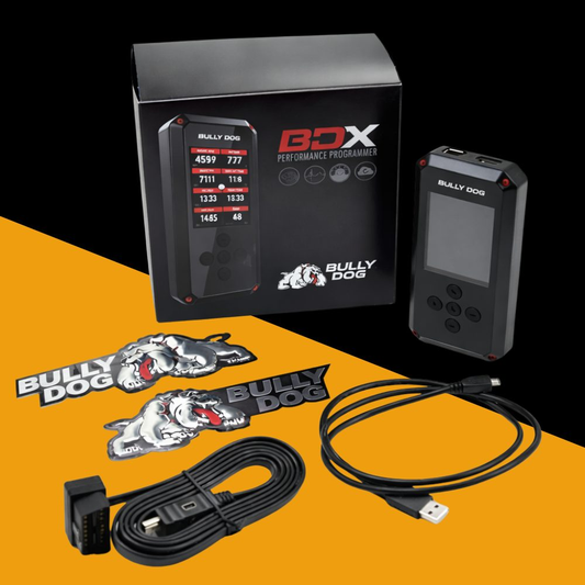 BullyDog BDX delete tuner device for Ford Powerstroke diesel engines 2011-2019 models.