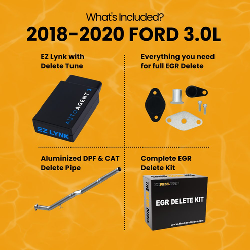 Ford Powerstroke 3.0L Full Delete Bundle 2018-2019