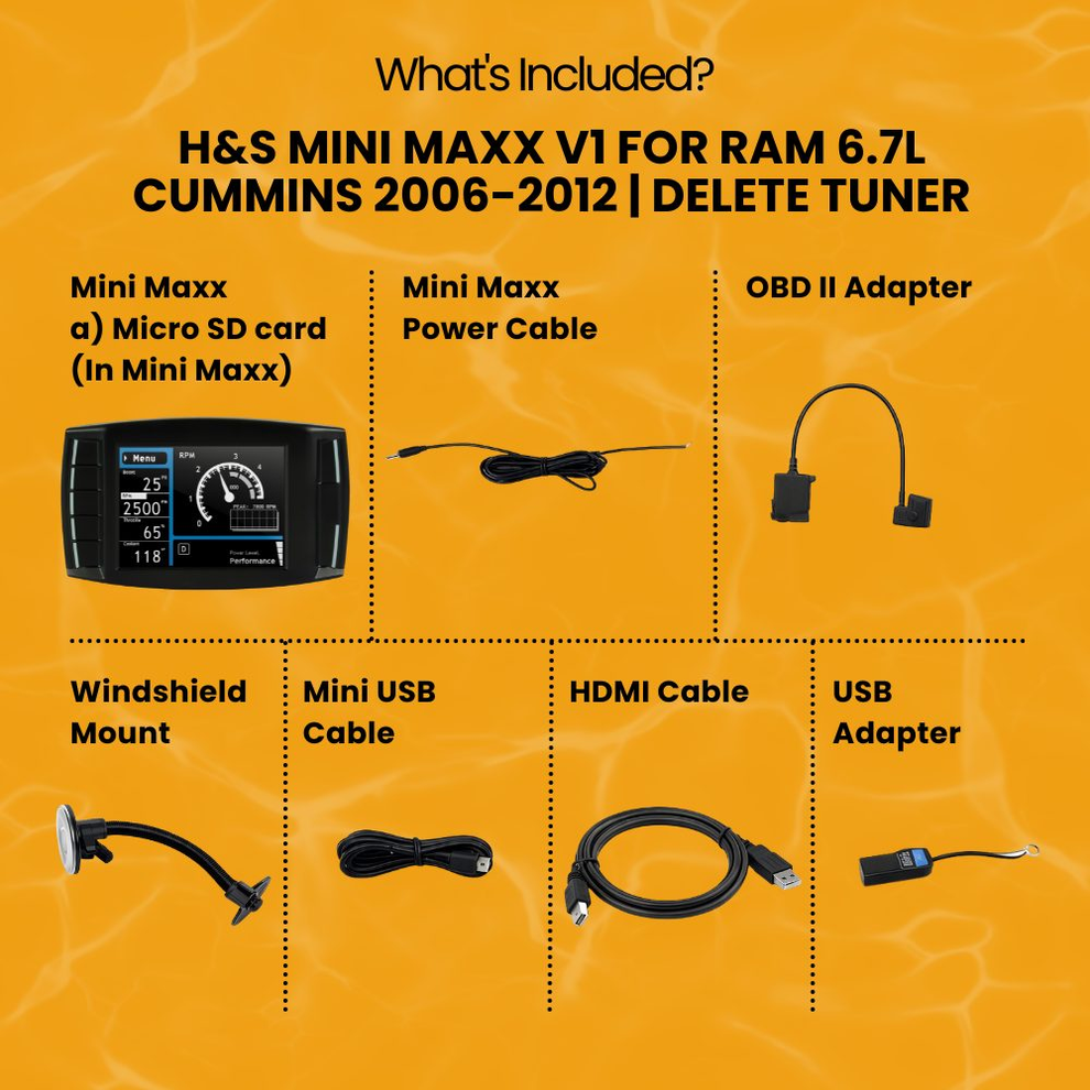 H&S Mini Maxx Tuner for 2006-2012 6.7L & 5.9L Cummins | Diesel Dudes