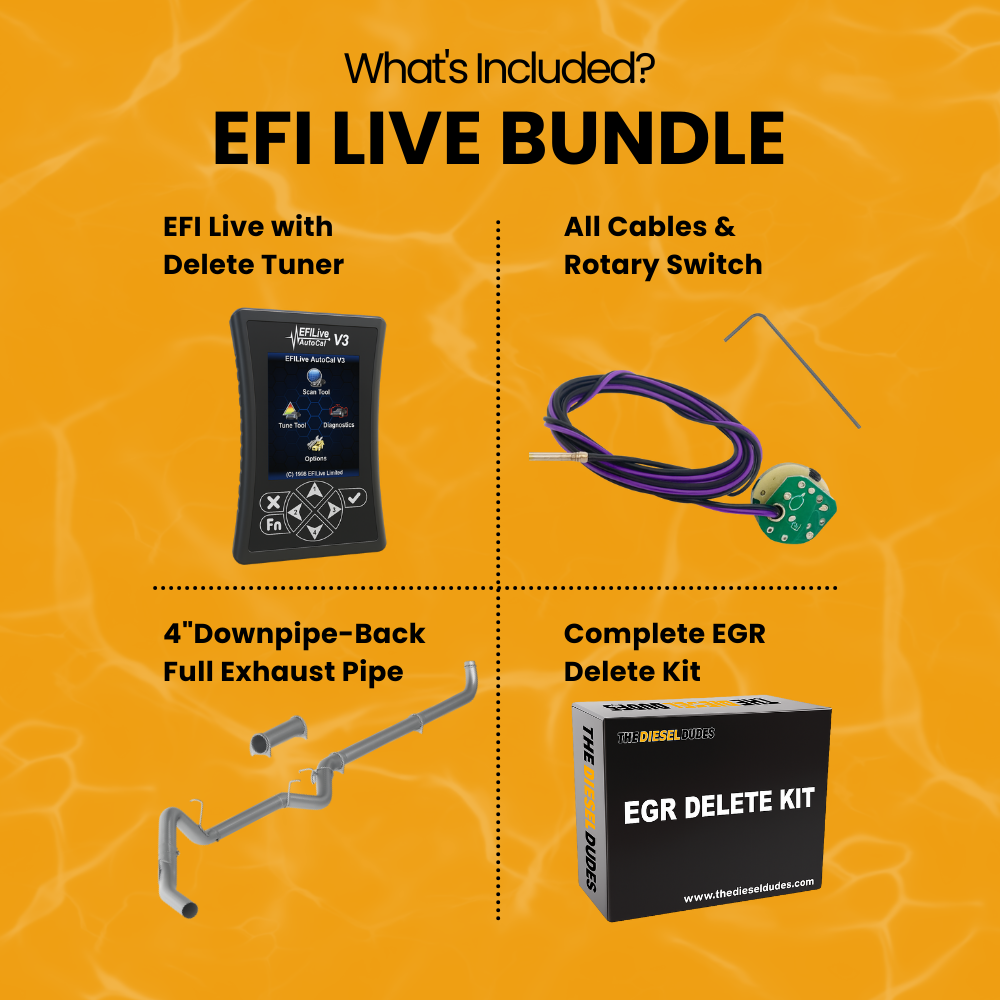 GM/Chevy Duramax 6.6L LLY Full Delete Bundle | 2004-2005