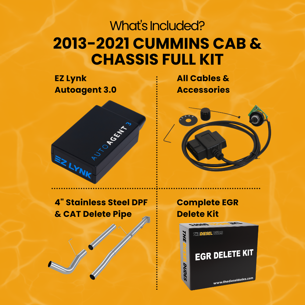 Cab & Chassis Ram Cummins Full Delete Bundles | 2010-2021