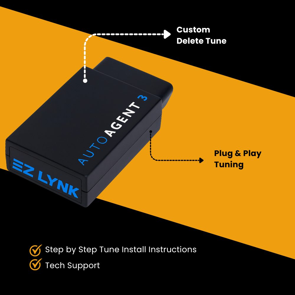 Ez Lynk Auto Agent 3 delete tuner device for Jeep 3.0L EcoDiesel diesel engine tuning module.