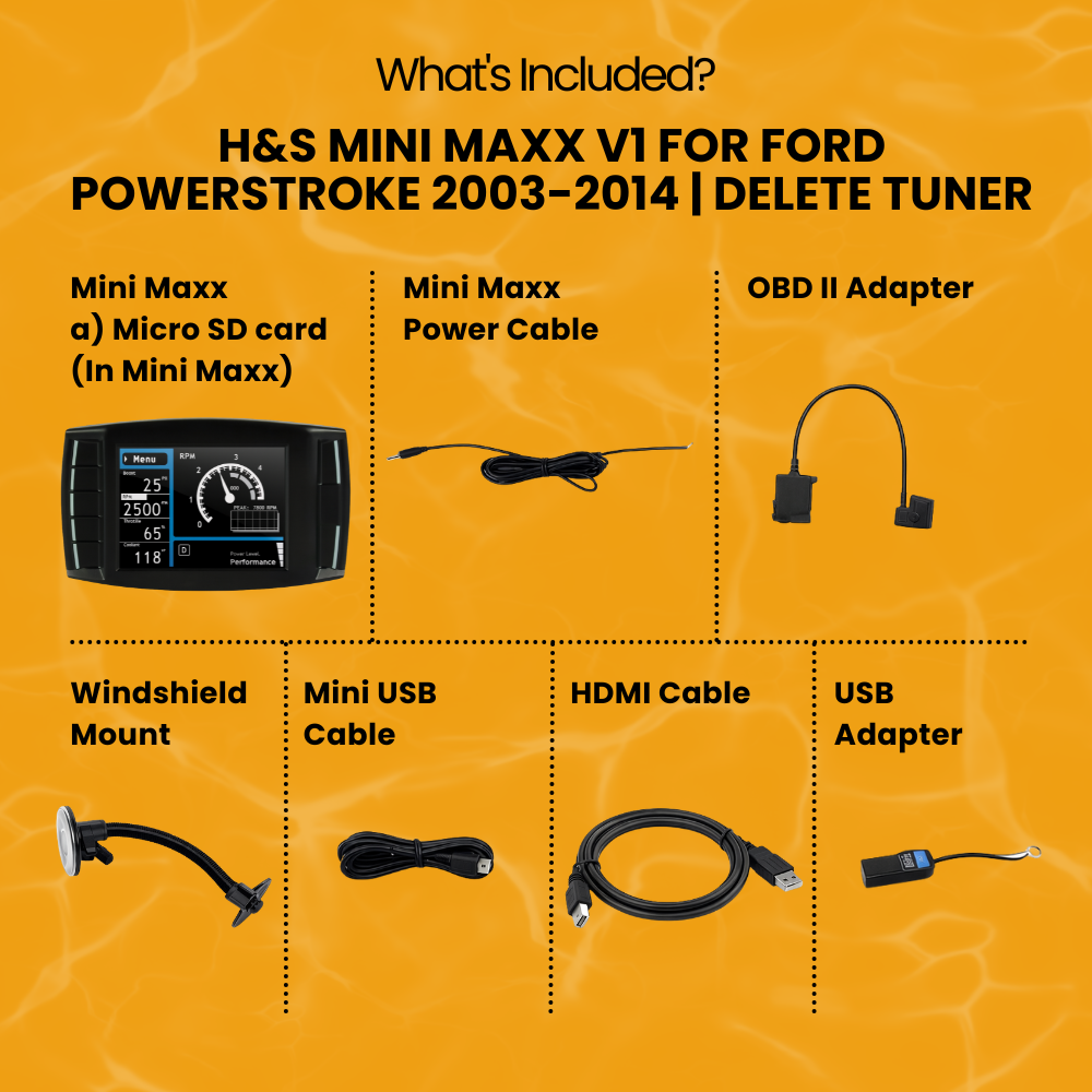 H&S Mini Maxx V1 for Ford Powerstroke 2003-2014 | Delete Tuner