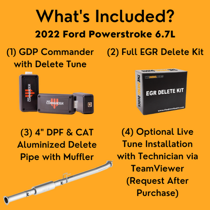 Ford 6.7 Powerstroke Full Delete Bundle | 2022