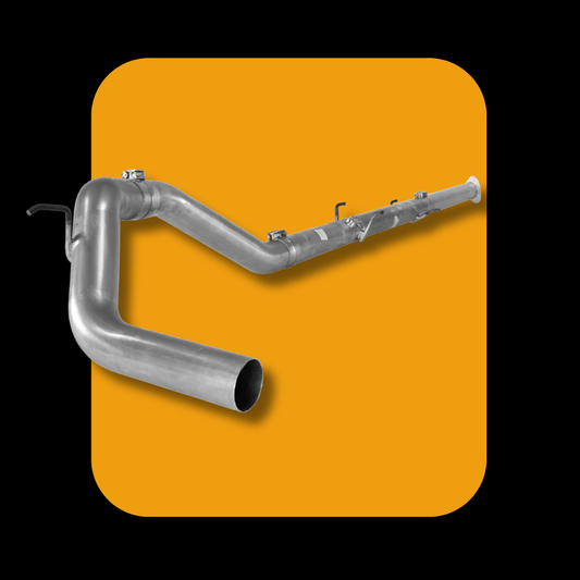 5" Downpipe-back Full Exhaust Delete | Nissan Titan 5.0 Cummins | 2016-2019