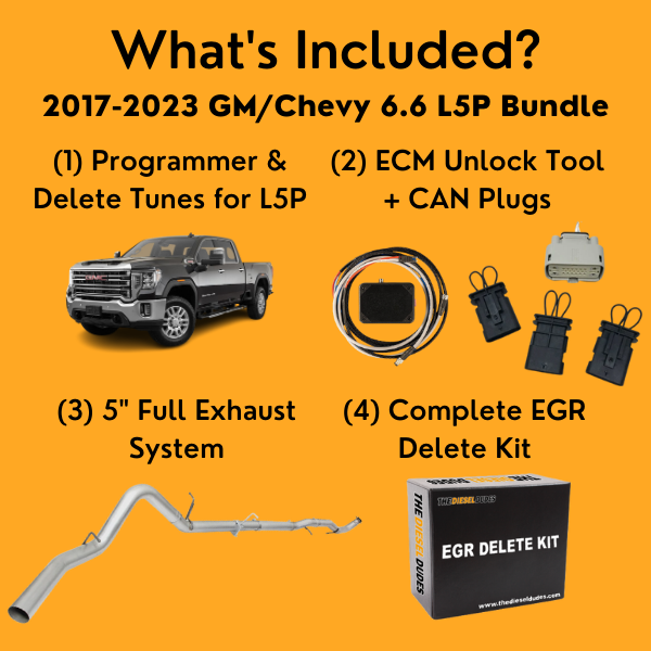 GM/Chevy Duramax 6.6 L5P Full Delete Bundle | 2017-2023