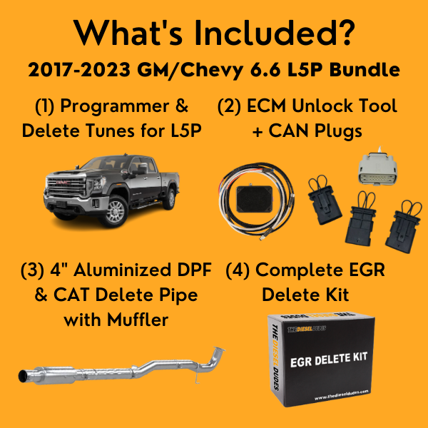 GM/Chevy Duramax 6.6 L5P Full Delete Bundle | 2017-2023