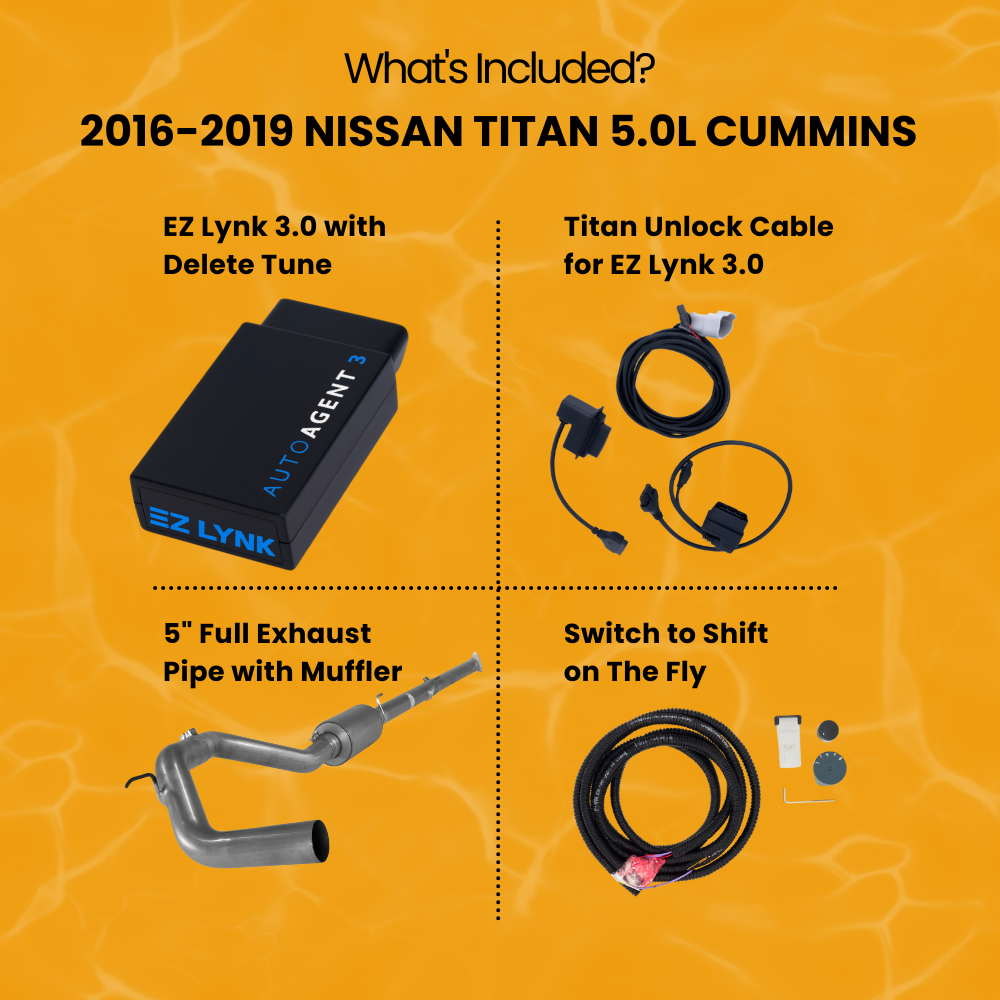 Nissan Titan 5.0 Cummins Full Delete Bundle | 2016-2019