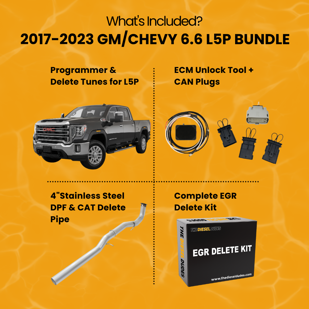 GM/Chevy Duramax 6.6 L5P Full Delete Bundle | 2017-2023