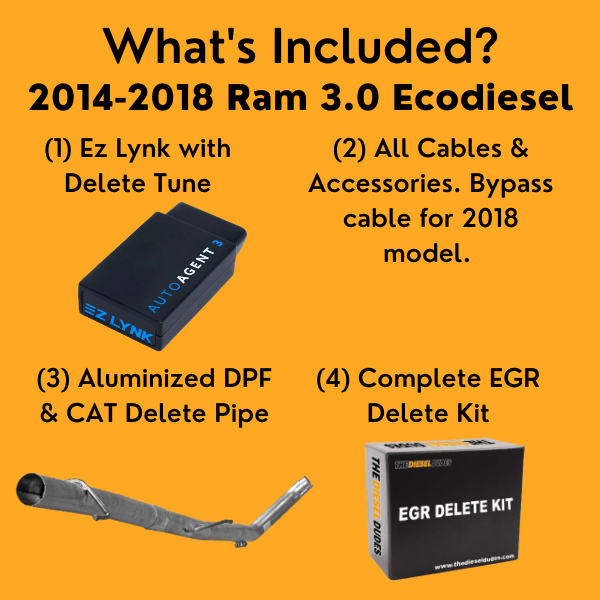 Ram Ecodiesel 3.0 Full Delete Bundle | 2014-2018