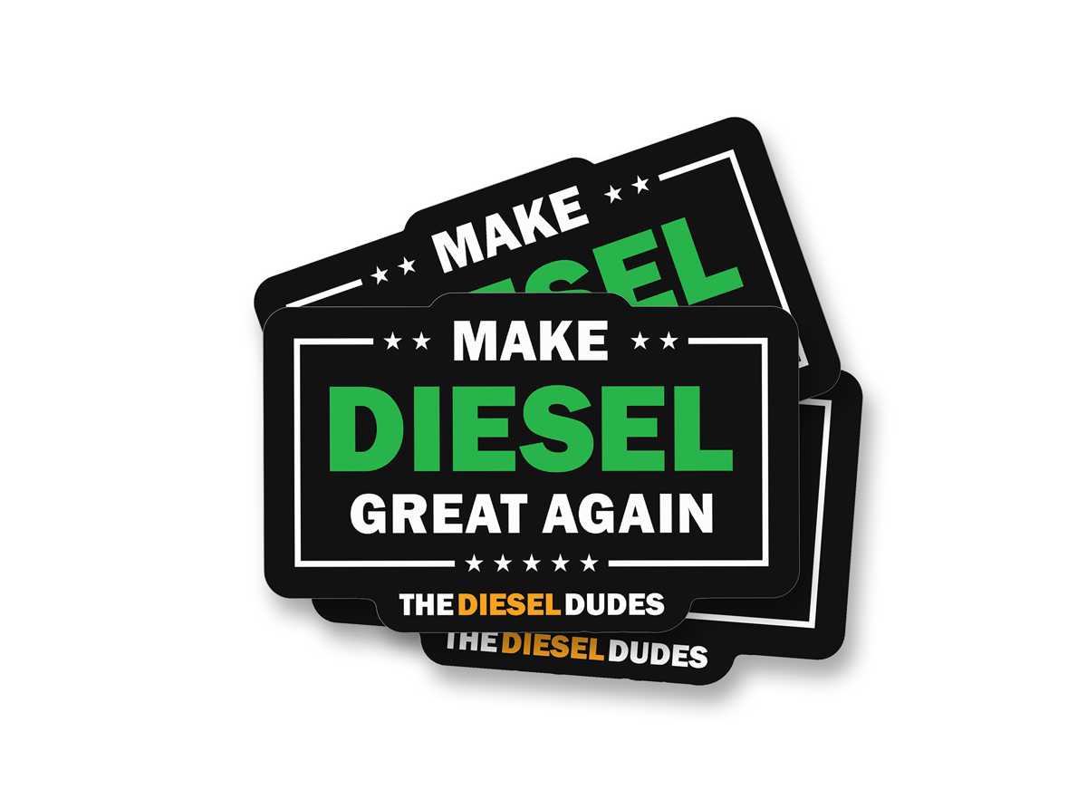 Make Diesel Great Again Sticker